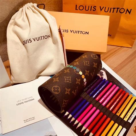 louis vuitton colored pencils price|louis vuitton padfolio.